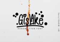 Gislake Font - Featured Image