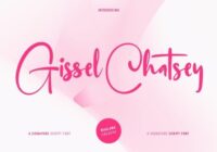Gissel Chatsey Font - Featured Image