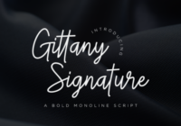 Gittany Signature Font - Featured Image