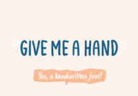 Give Me a Hand Font - Featured Image