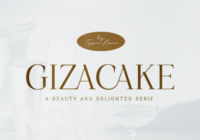 Gizacake Font - Featured Image