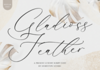 Gladioss Feather Font - Featured Image