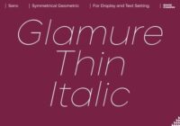 Glamure Thin Italic Font - Featured Image