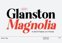 Glanston Magnolia Font - Featured Image