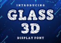 Glass 3d Font - Featured Image