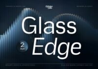Glassedge Regular Font - Featured Image