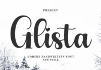 Glista Font - Featured Image