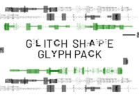 Glitch Shape Font - Featured Image