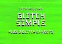 Glitch Simple Font - Featured Image
