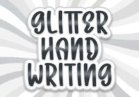 Glitter Handwriting Font - Featured Image