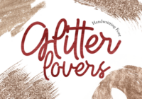 Glitter Lovers Font - Featured Image