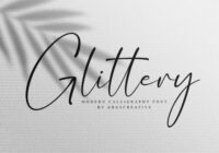 Glittery Font - Featured Image