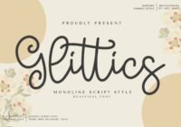 Glittics Font - Featured Image