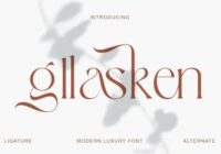 Gllasken Font - Featured Image