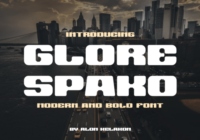 Glore Spako Font - Featured Image