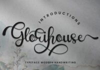 Glorihouse Font - Featured Image