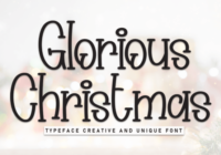 Glorious Christmas Font - Featured Image