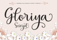 Gloriya Font - Featured Image
