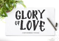 Glory of Love Font - Featured Image