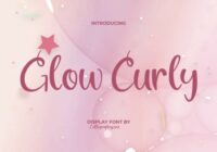 Glowcurly Font - Featured Image