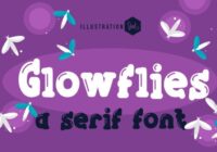 Glowflies Font - Featured Image