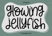 Glowing Jellyfish Font - Featured Image