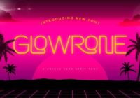 Glowrone Font - Featured Image