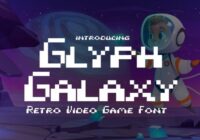 Glyph Galaxy Font - Featured Image