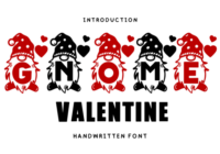 Gnome Valentine Font - Featured Image