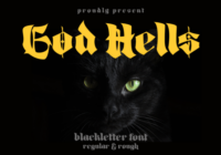God Hells Font - Featured Image