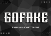 Gofake Font - Featured Image