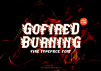 Gofired Burning Font - Featured Image