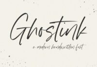 Gohstink Font - Featured Image