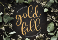 Gold Fill Font - Featured Image