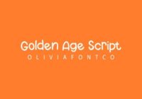 Golden Age Script Font - Featured Image
