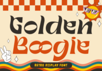 Golden Boogie Font - Featured Image