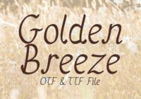 Golden Breeze Font - Featured Image