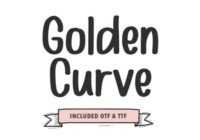 Golden Curve Font - Featured Image