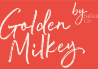 Golden Milkey Brush Font - Featured Image