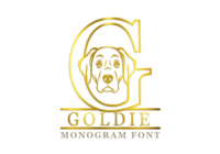 Golden Retrieve Monogram Font - Featured Image
