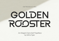 Golden Rooster Font - Featured Image
