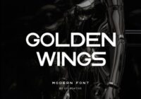 Golden Wings Font - Featured Image