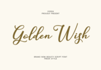 Golden Wish Font - Featured Image
