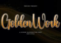 Golden Work Font - Featured Image