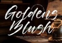 Goldensblush Regular Font - Featured Image