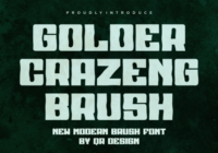 Golder Crazeng Brush Font - Featured Image