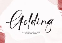 Golding Signature Font - Featured Image