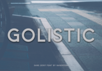 Golistic Font - Featured Image