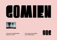 Gomien Font - Featured Image