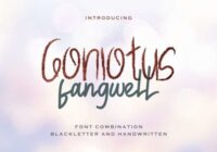 Gonlotus Fangwell Font - Featured Image